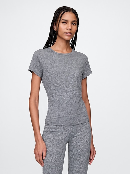 Image number 1 showing, GapFit Smooth Jersey T-Shirt