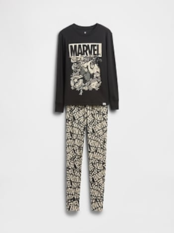 Kids Marvel Organic Brushed Cotton PJ Set